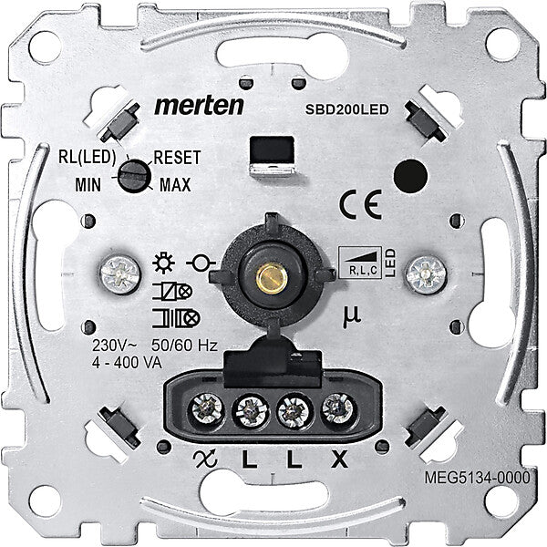 Merten Univers.Drehdimmer-Einsatz für LED-Lampen MEG5134-0000